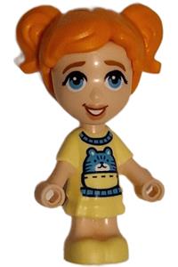 Friends Ella - Ella from Friends theme is a micro doll wearing a bright light yellow dress - frnd705