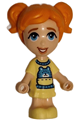 Ella from Friends theme is a micro doll wearing a bright light yellow dress - frnd705