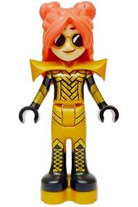 Friends Ley-La (Paisley Persona) - Ley-La from Friends theme wears pearl gold shoulder pads, black boots, and platform soles - frnd707