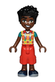 Zac from Friends with yellow top featuring geometric shapes, red cropped trousers, and dark blue shoes - frnd768