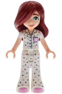 Friends Paisley - Paisley from Friends wearing white pajamas - frnd808