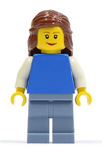 Climate Connections Girl Minifigure - FIRST LEGO League (FLL) Climate Connections Girl - fst010