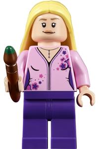 Phoebe Buffay Minifigure - Phoebe Buffay wearing a bright pink cardigan - ftv007