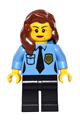 Police - Female Officer, Black Legs, Reddish Brown Hair Mid-Length with Part over Right Shoulder, Crow\s Feet and Beauty Mark - game013