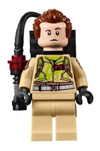 Dr. Peter Venkman Minifigure - Dr. Peter Venkman with printed arms, slimed and Proton Pack - gb005