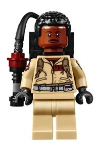 Dr. Winston Zeddemore Minifigure - Dr. Winston Zeddemore with printed arms - gb014b