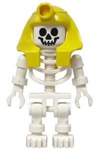 Skeleton with Standard Skull, Yellow Mummy Headdress gen008