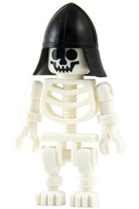 Skeleton with Standard Skull, Black Neck Protector Helmet gen009