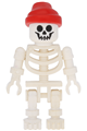 Skeleton with standard skull, red bandana - gen010