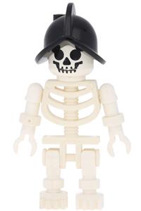 Skeleton with Standard Skull, Black Conquistador Helmet gen011