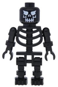 Skeleton black with evil skull gen013