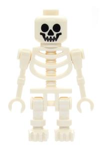 Skeleton Minifigure - Skeleton with a Fantasy Era Torso featuring a Standard Skull and straight Mechanical Arms - gen019