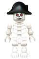 Skeleton with Fantasy Era Skull, Bicorne Hat - gen026