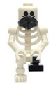 Skeleton with Standard Skull, Scarf, Bent Arms and Short Black Leg - gen094