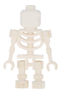 Skeleton Minifigure - Skeleton with a blank face - gen103