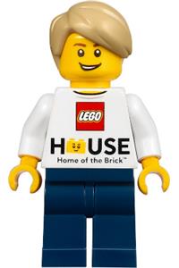 LEGO House Minifigure - LEGO Logo, 'Home of the Brick' gen133