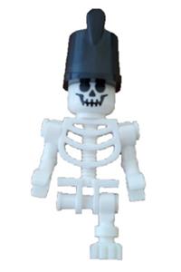 Skeleton Imperial Guard Minifigure - Skeleton minifigure with one leg, dressed as an Imperial Guard - gen141