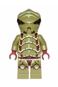 Alien Buggoid Minifigure - Alien Buggoid, Olive Green - gs001