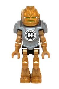 Rocka - Rocka from Hero Factory Mini wearing flat silver armor - hf019