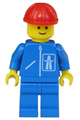 Highway Pattern - Blue Legs, Red Construction Helmet - hgh005