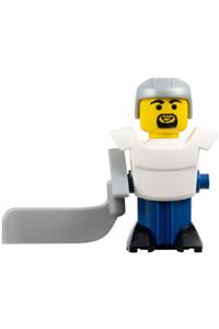 McDonald's Sports Hockey Player - McDonald's sports hockey player with a white torso and blue base without stickers - hky012