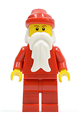 Santa minifigure with red legs - hol009