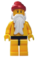 Santa, Yellow Legs with Black Hips, Yellow Torso - hol010