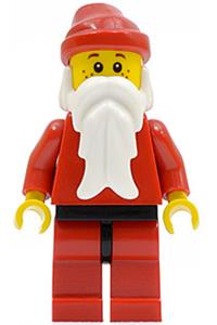 Santa, red legs with black hips, freckles hol012