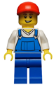 Male in Blue Overalls