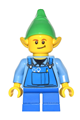 Elf with Blue Overalls - hol045