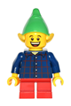 Elf with Plaid Button Shirt - hol047