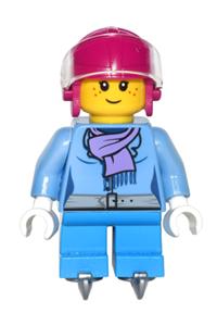 Ice Hockey Player Girl Minifigure - hol081