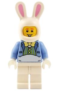 Easter Bunny Guy Minifigure - hol116