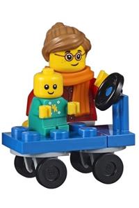 Girl Minifigure - Girl with Scarf - hol117