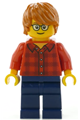 Male in Plaid Flannel Shirt