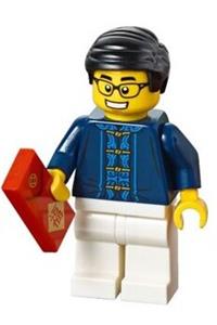 Father Minifigure - Father having Chinese New Year's Eve Dinner - hol142