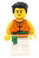 Member 3 of the green and orange Dragon Boat Race Team - hol155