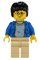 Harry Potter, Blue Open Shirt Torso, Tan Legs - hp004