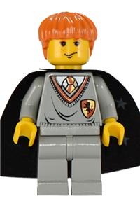 Ron Weasley, Gryffindor Shield Torso, Black Cape with Stars hp007