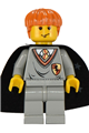 Ron Weasley, Gryffindor Shield Torso, Black Cape with Stars - hp007