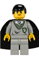 Harry/Goyle, Slytherin Torso, Light Gray Legs, Black Cape with Stars - hp026