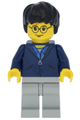 Harry Potter, Dark Blue Jacket Torso, Light Gray Legs - hp033