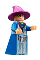Professor Sybill Trelawney, Light Purple Hat, Blue Robes - hp049