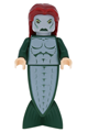 Merman - Fish Tail, Long Dark Red Hair - hp067