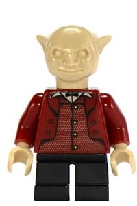 Goblin Minifigure - Goblin with a dark red torso from Harry Potter - hp079