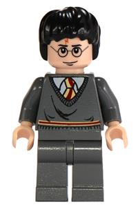 Harry Potter, Gryffindor Stripe Torso, Dark Bluish Gray Legs hp086