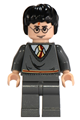 Harry Potter, Gryffindor Stripe Torso, Dark Bluish Gray Legs - hp086