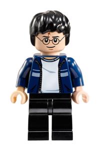 Harry Potter, dark blue open jacket with stripe, black legs hp087