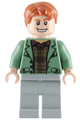Arthur Weasley with sand green open jacket and light bluish gray legs - hp089