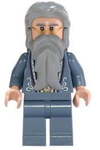 Albus Dumbledore, Sand Blue Outfit with Silver Embroidery hp099